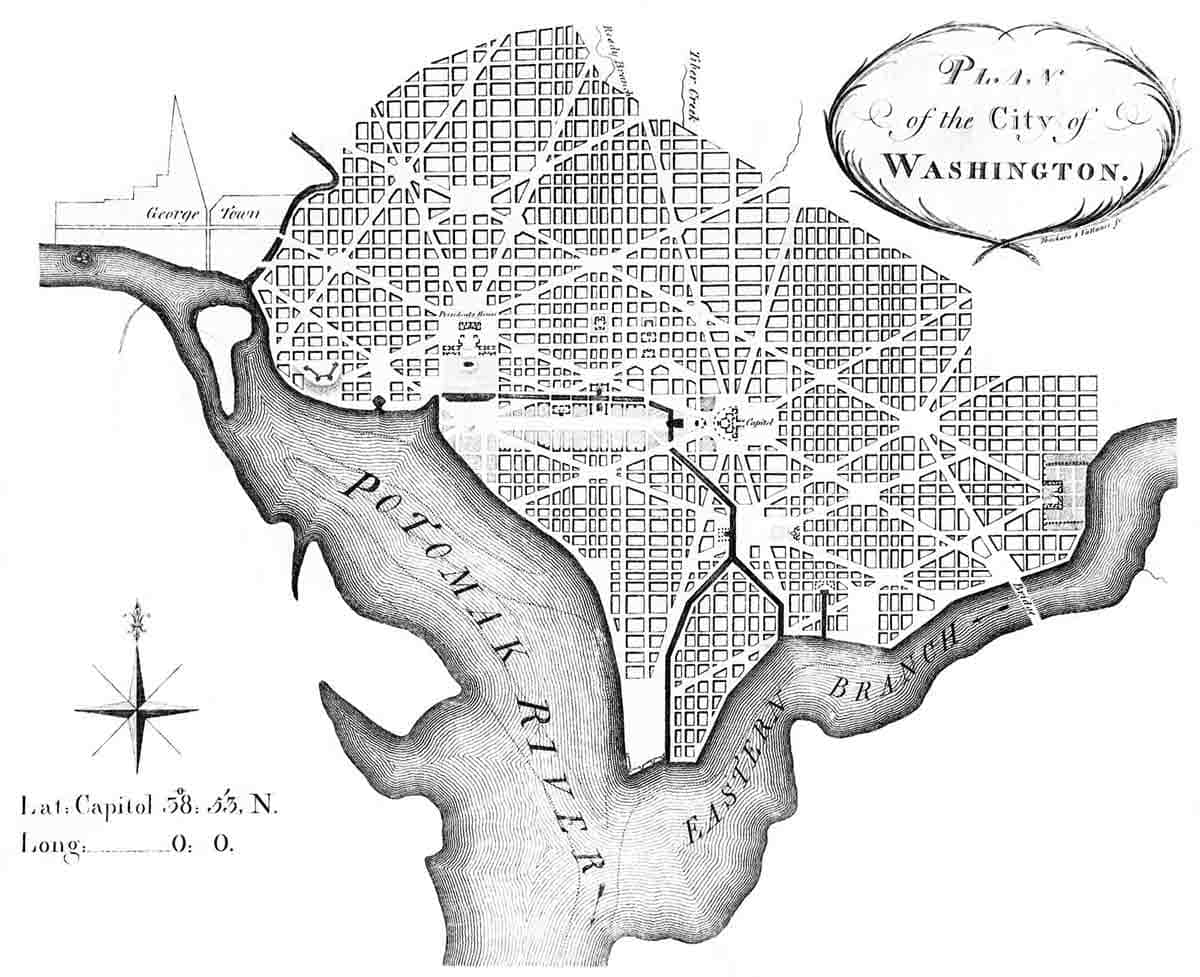 plan washington dc 1792