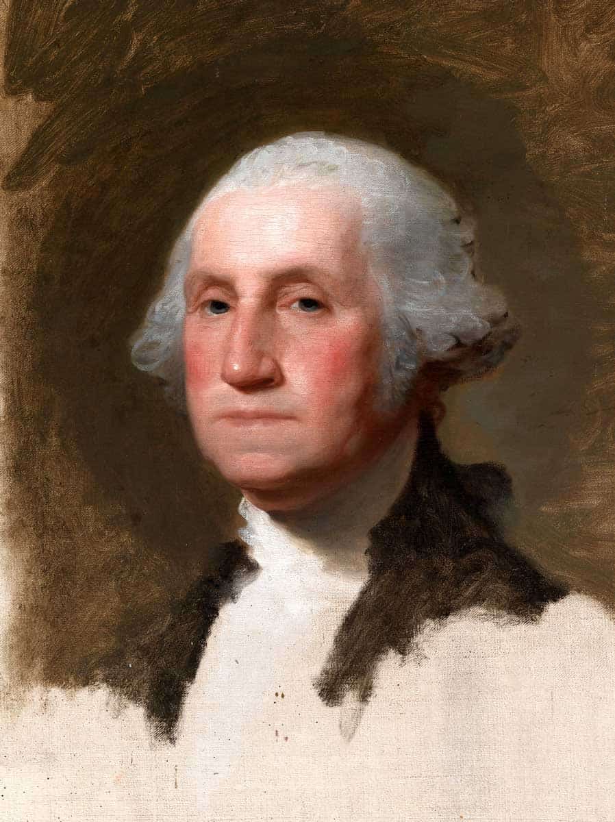 portrait george washington unfinished