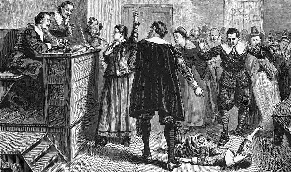 salem witch trials courtroom scene