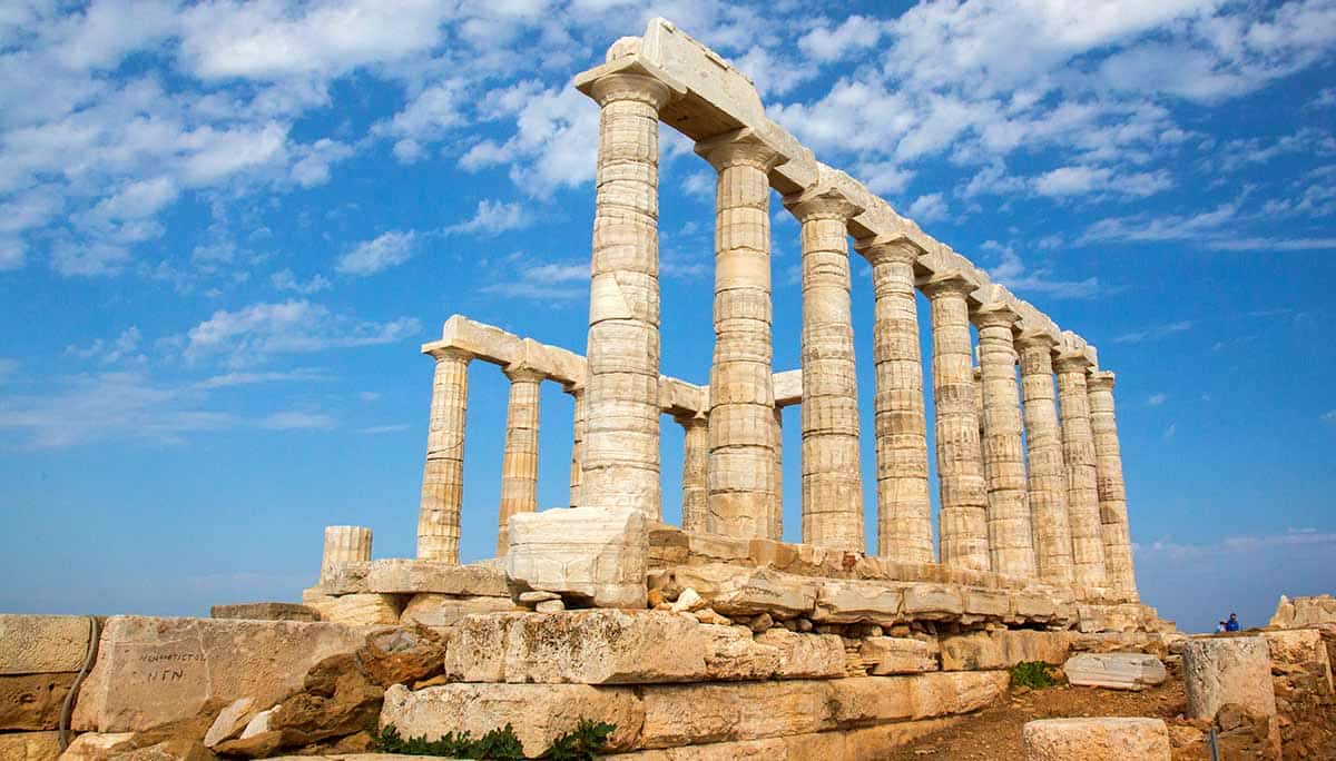 temple of poseidon sounion photo