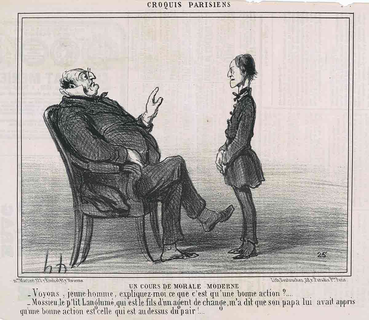 Un cours de morale moderne, Honoré Daumier, date unknown. Source: National Gallery of Art