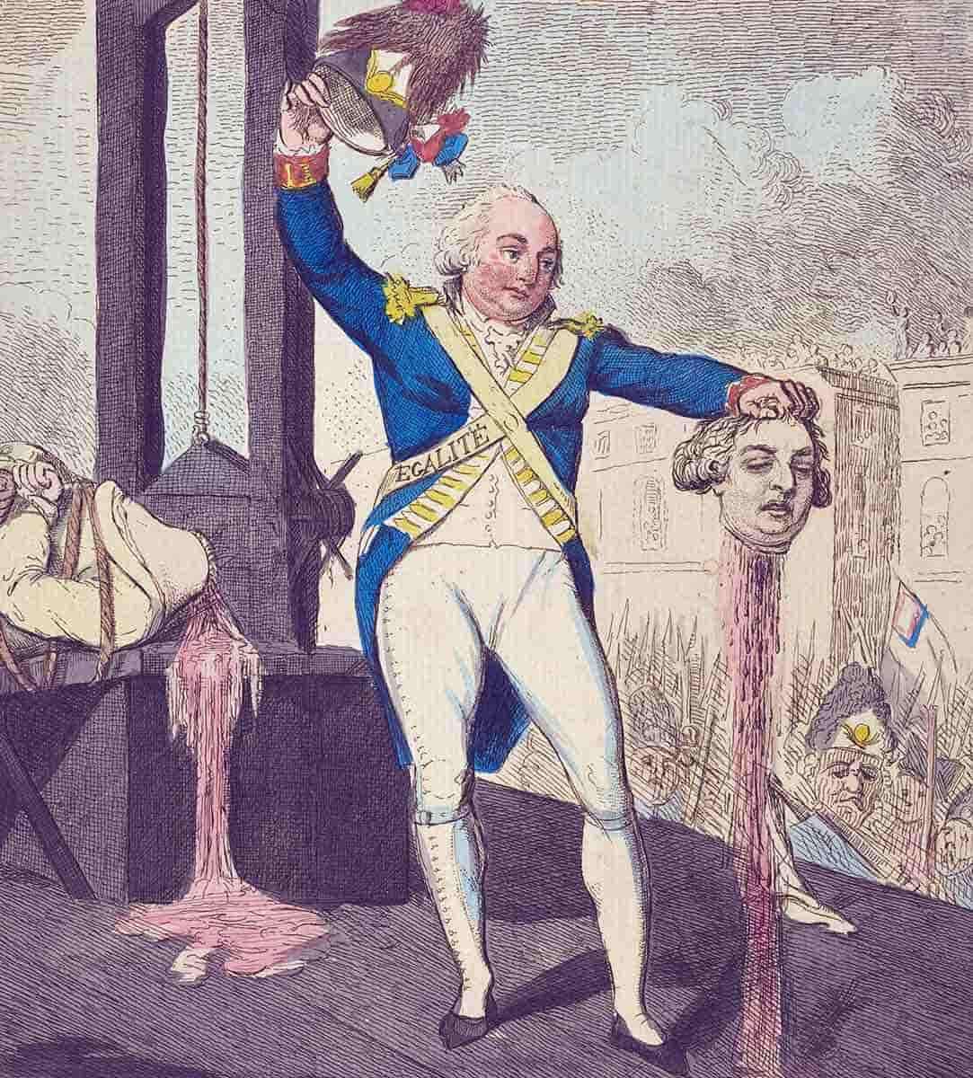 The Martyr of Equality, Isaac Cruikshank, 1793. Source: the National Gallery of Art