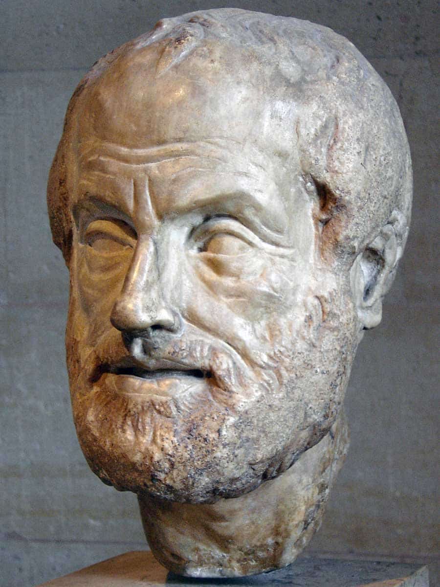 aristotle logic philosophy bust