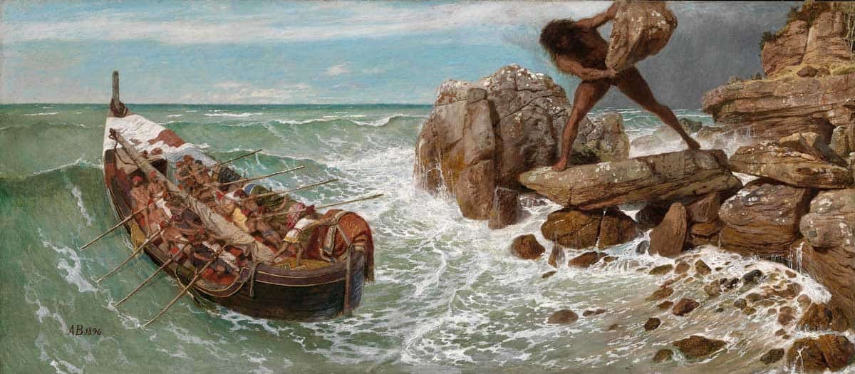 arnold böcklin odysseus and polyphemus