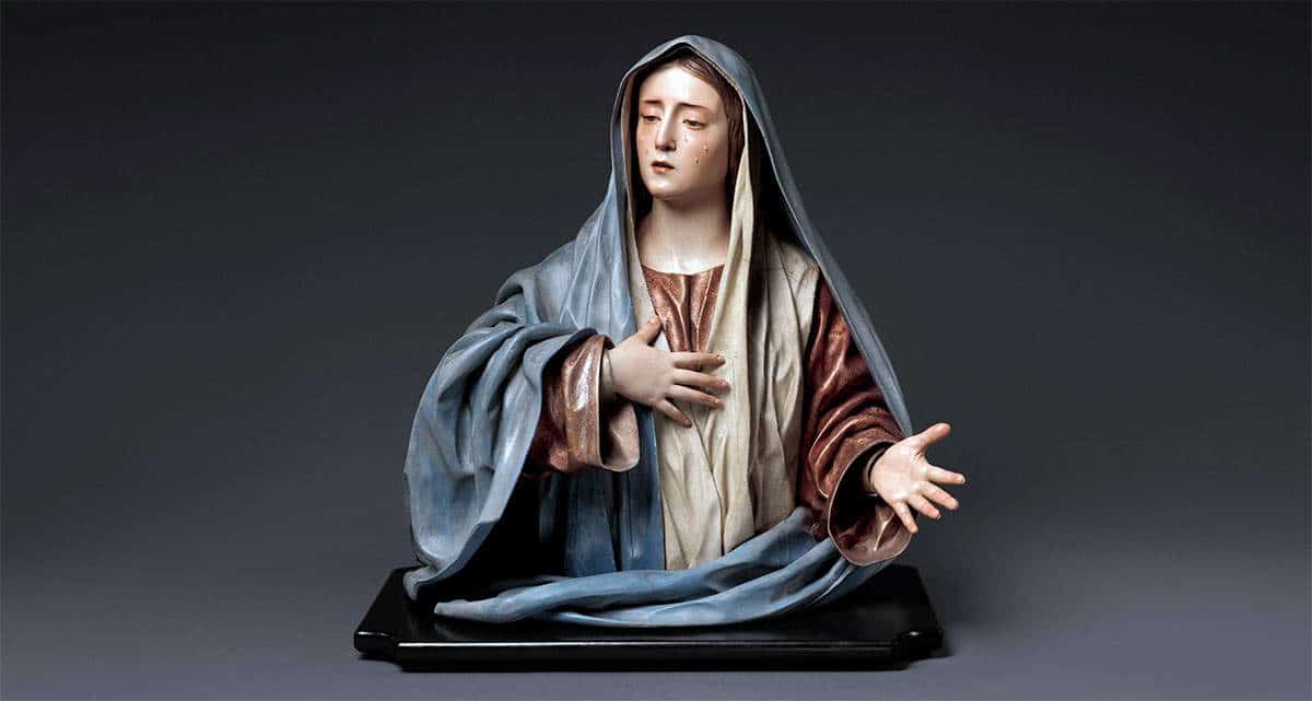 baroque art mena dolorosa sculpture