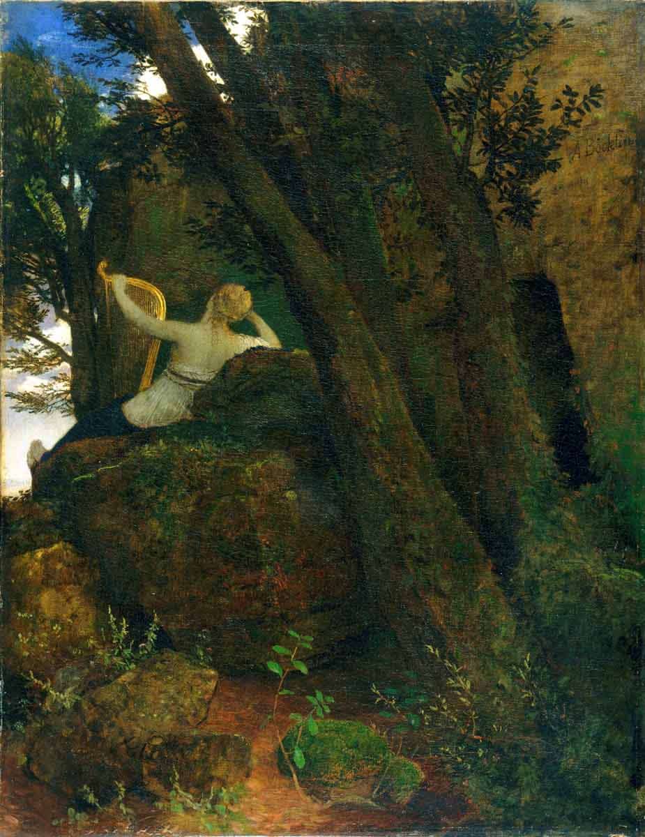 bocklin sappho painting 1862