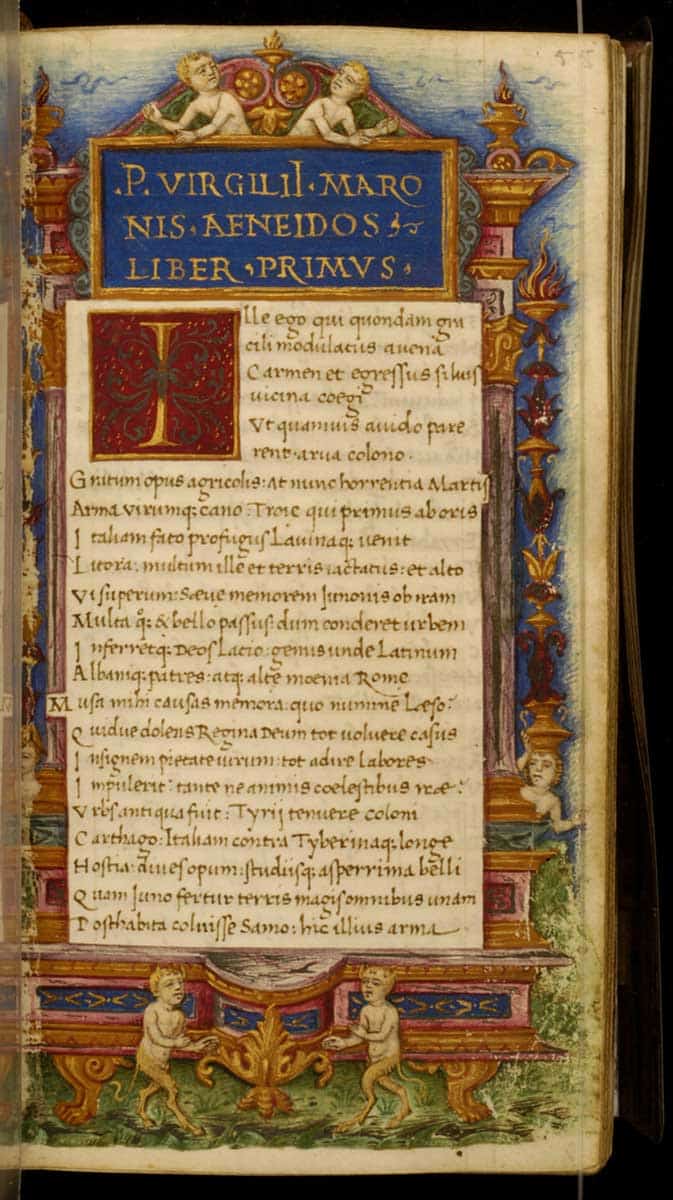 folio aeneid cristoforo majorana