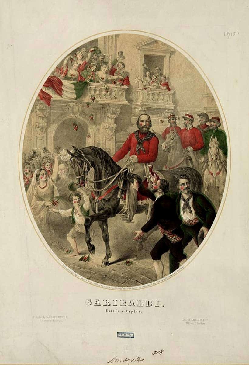 garibaldi rides into naples