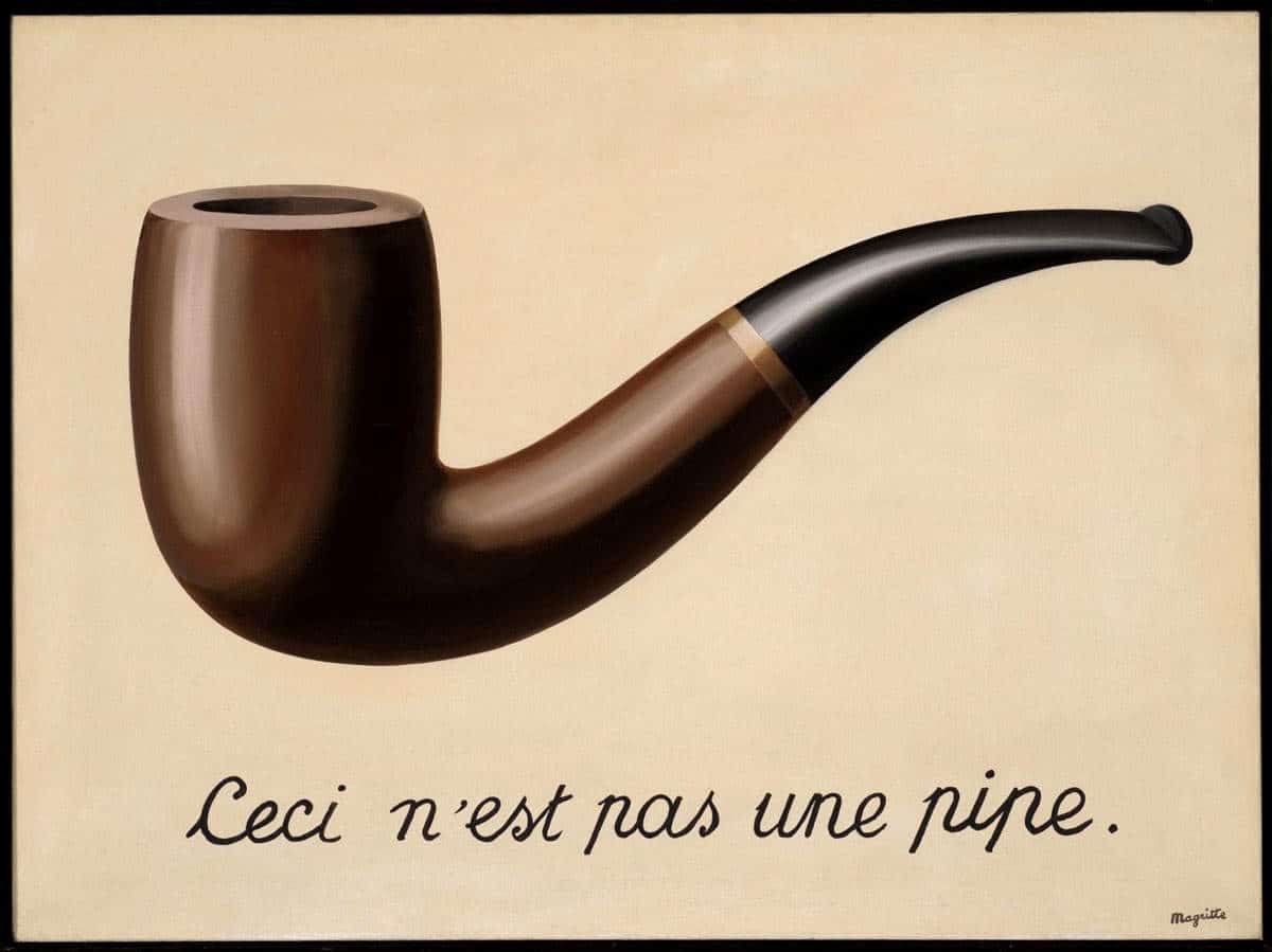 magritte treachery painting