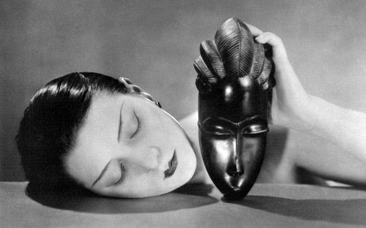 man ray black photo