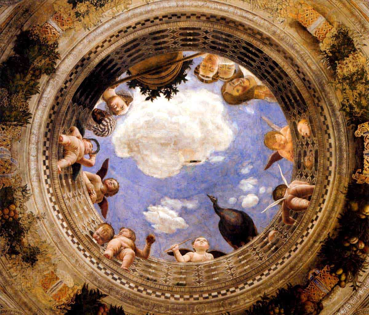 mantegna oculus fresco