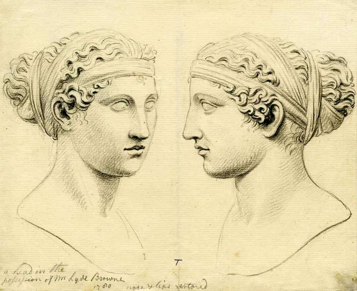 nollekens sappho sketch 1780