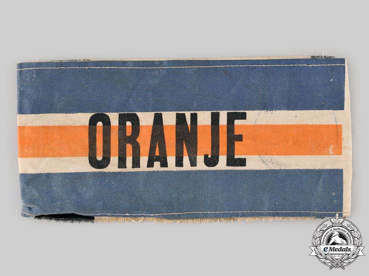 oranje dutch resistance armband