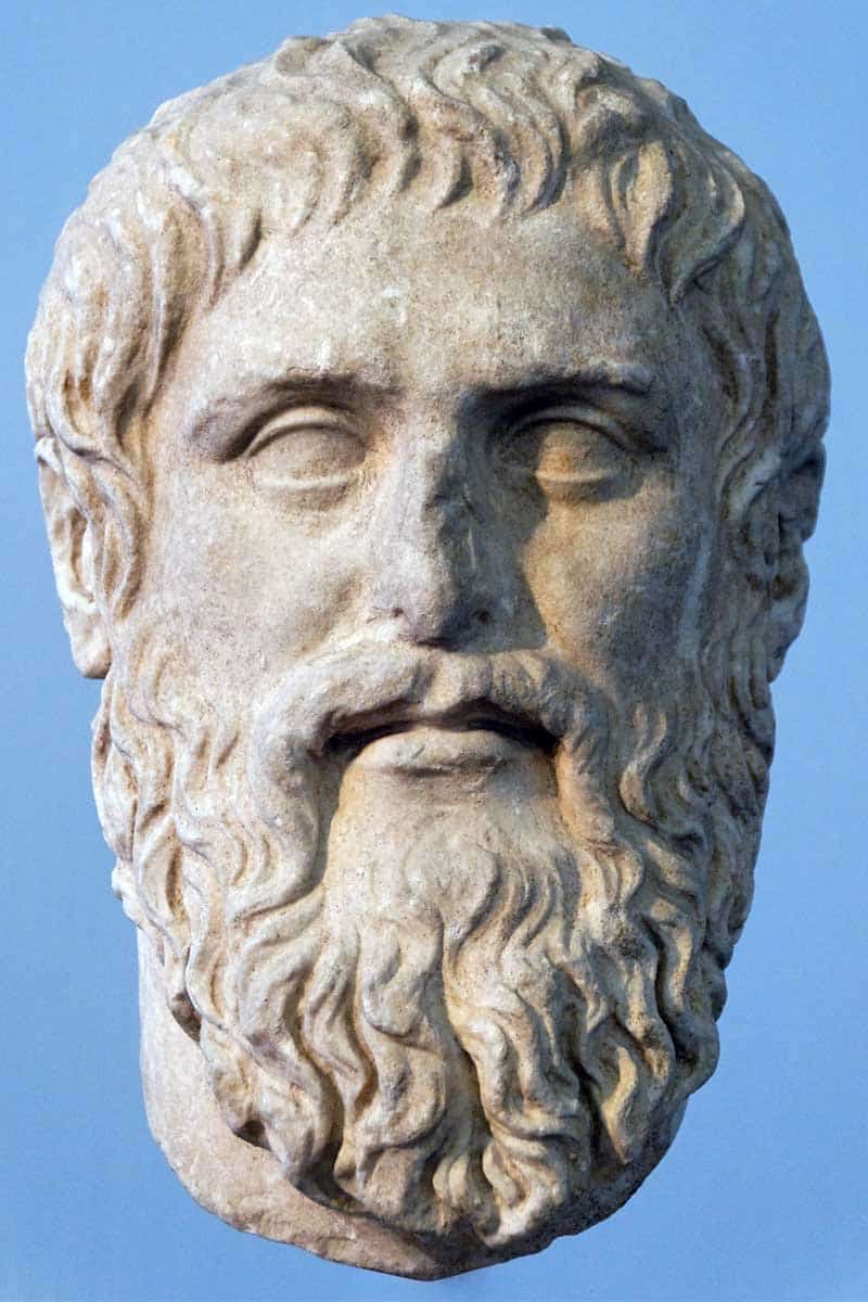 plato bust sculpture