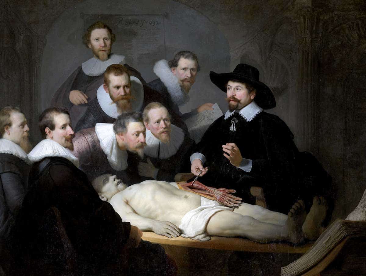 rembrandt anatomy painting