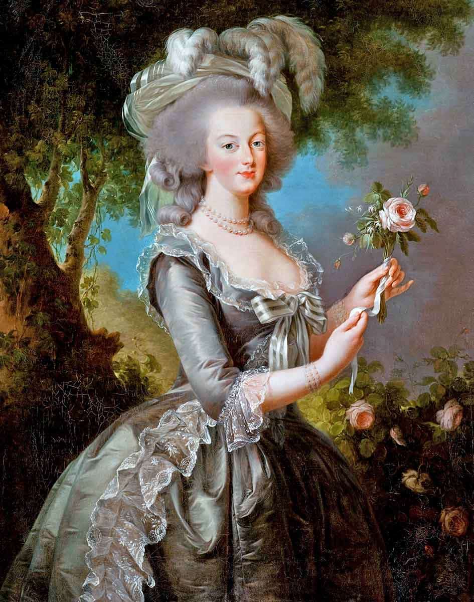 rococo lebrun marie antoinette painting