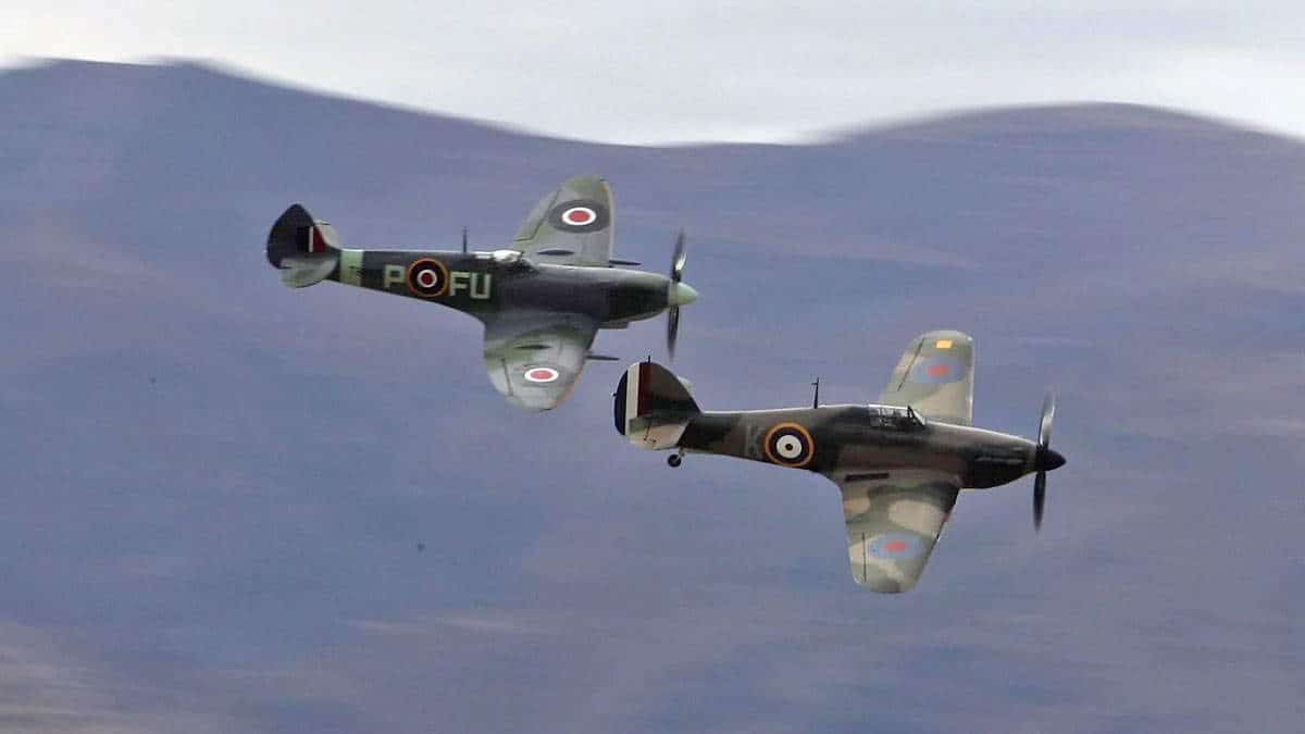 spitfire and hurricane