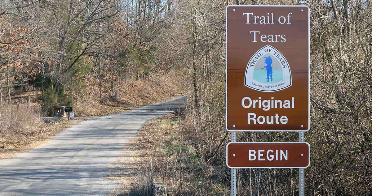 trail of tears historic trailhead