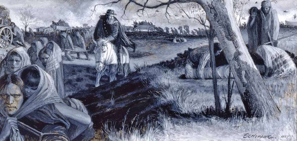 trail of tears painting echohawk