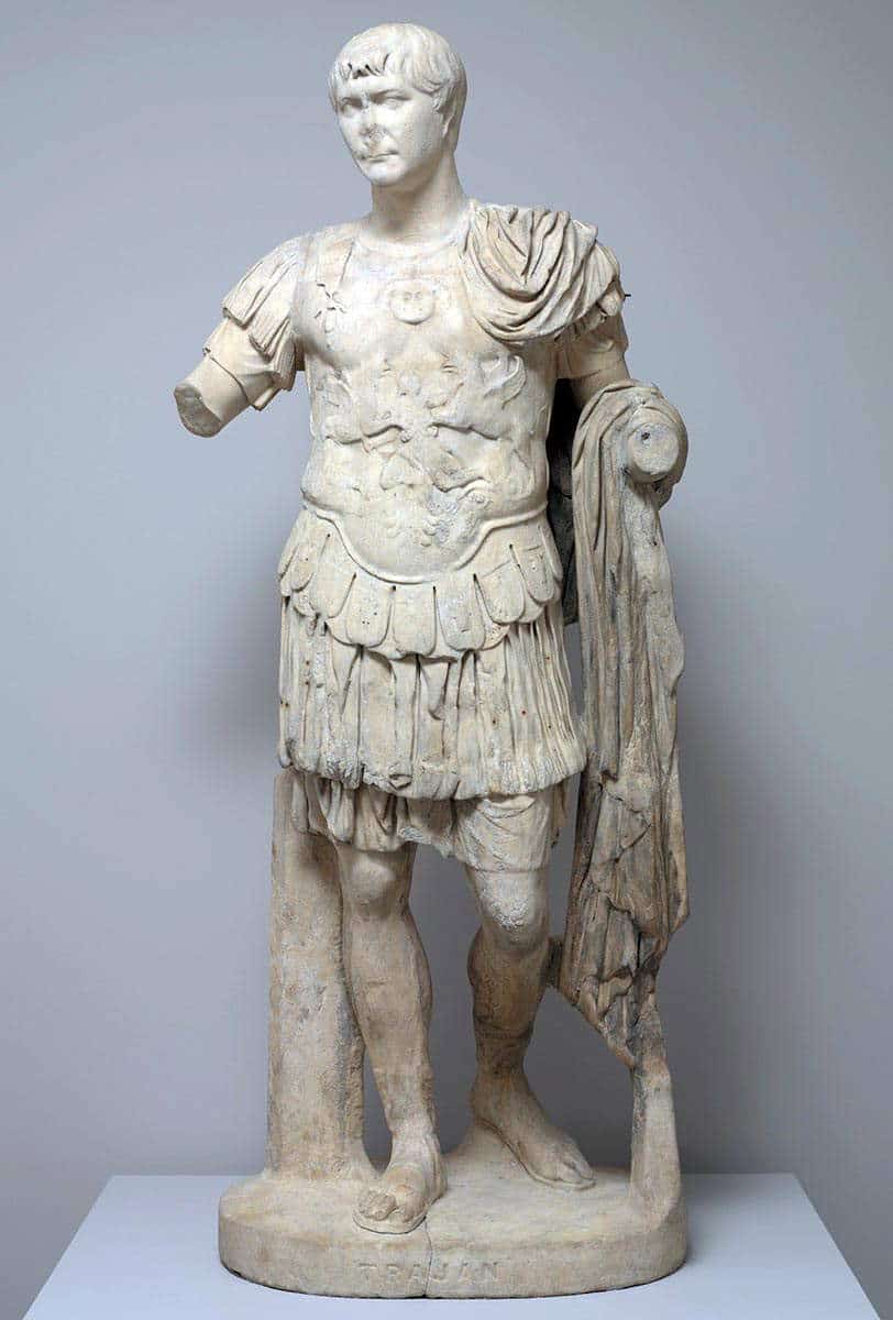 trajan cuirass statue harvard