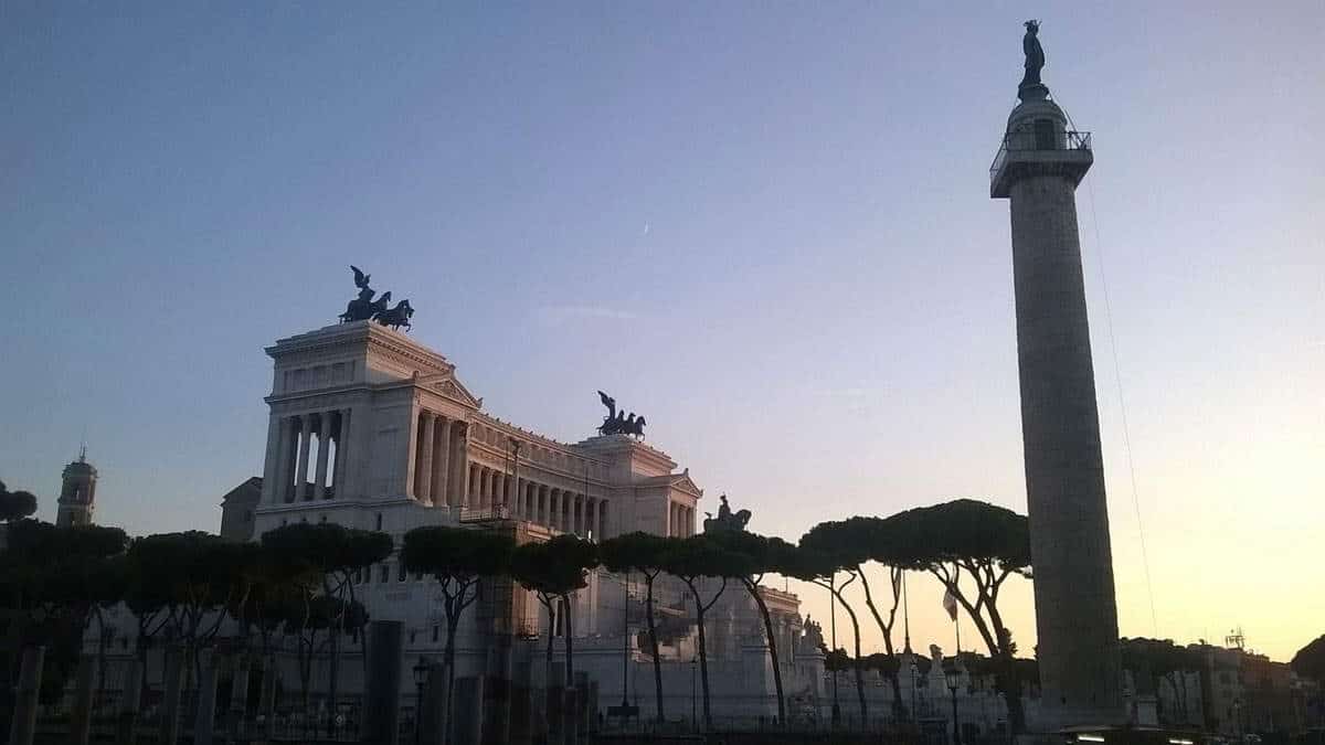 view of the vittoriano rome