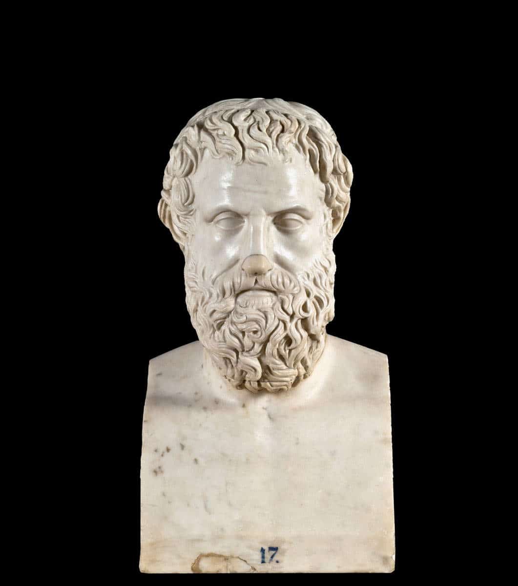 aeschylus marble bust