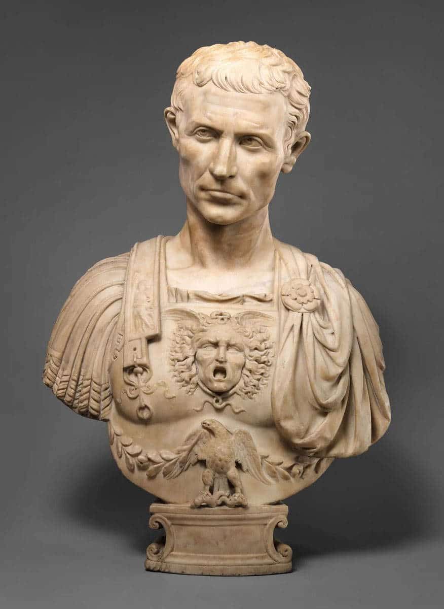 bust julius caesar achievements