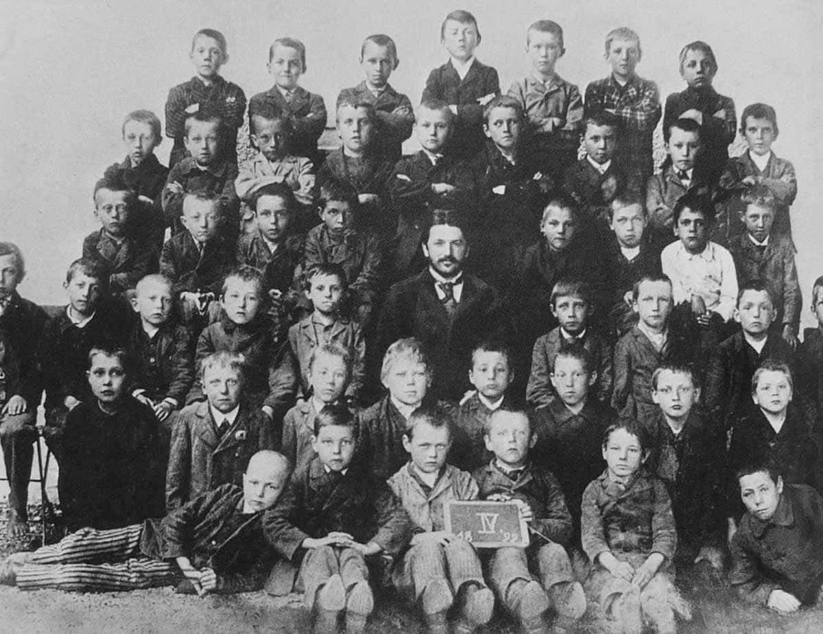 hitler at school