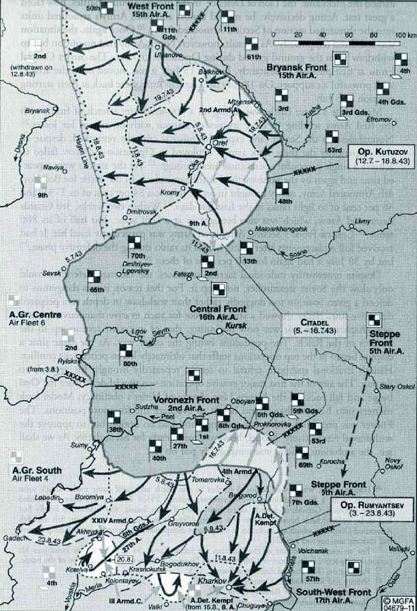 kursk august map