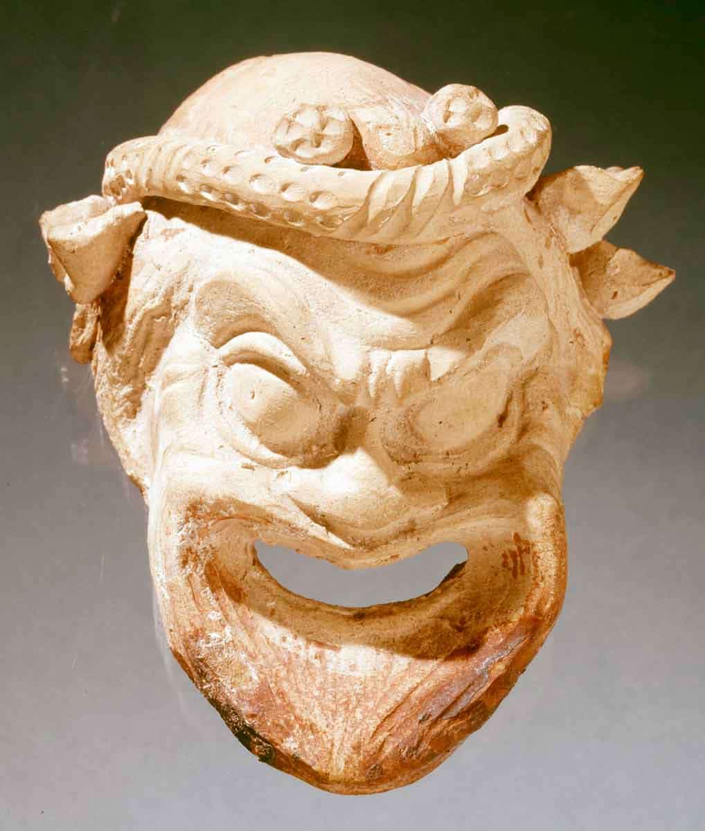 new comedy terracotta theater mask