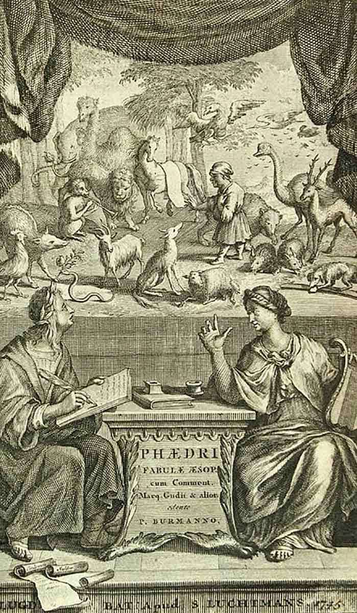 Phaedrus Engraving, 1745. Source: Wikimedia Commons