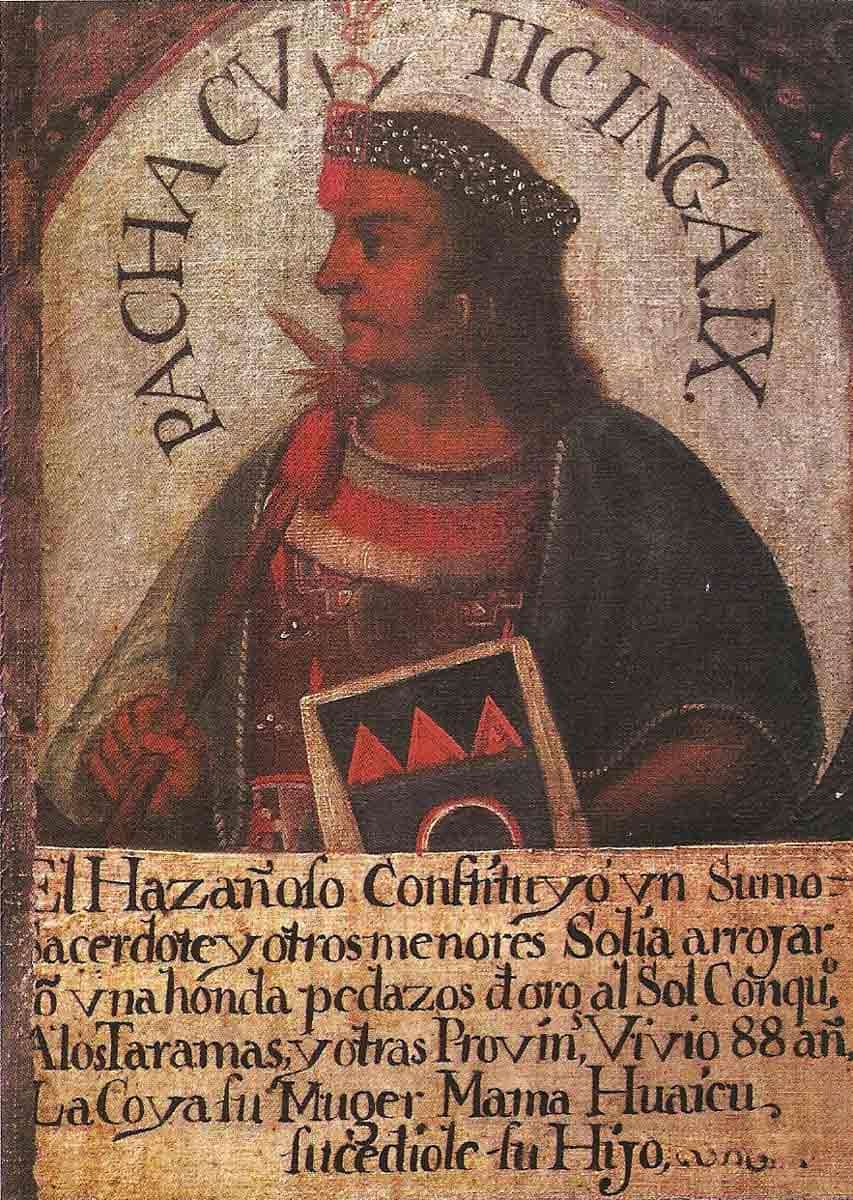 portrait pachacuti inca