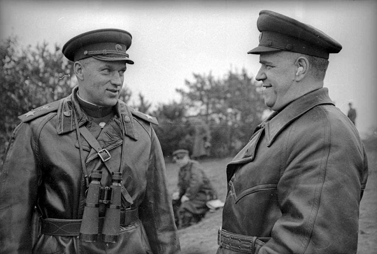 rokossovsky zhukov 1945