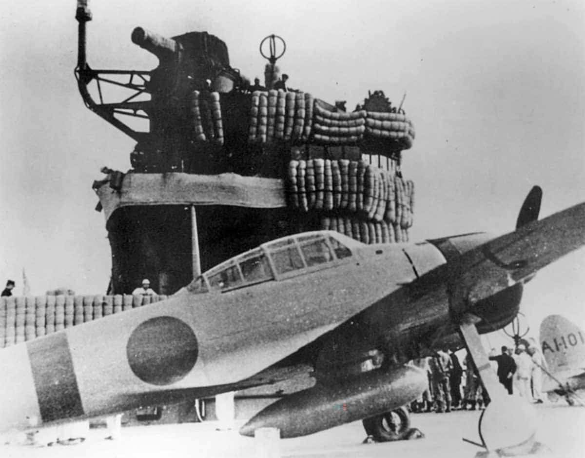 IJN Akagi with Zero Fighter 1941 Source: Wikimedia Commons