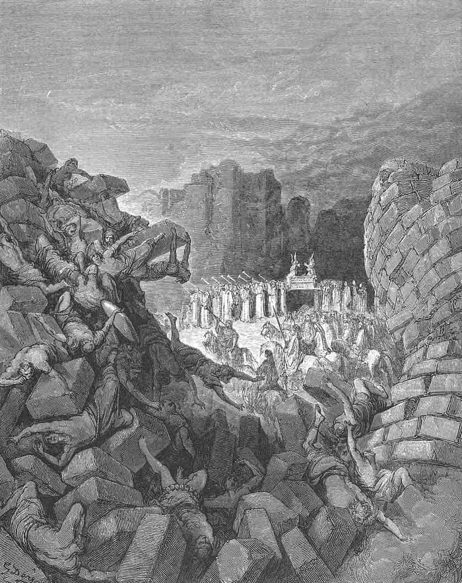 walls of jericho gustave dore