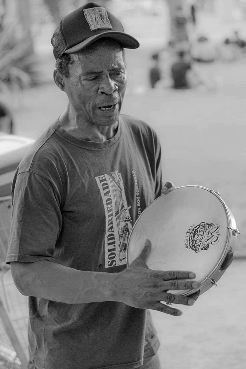 Man brazil samba capoeira