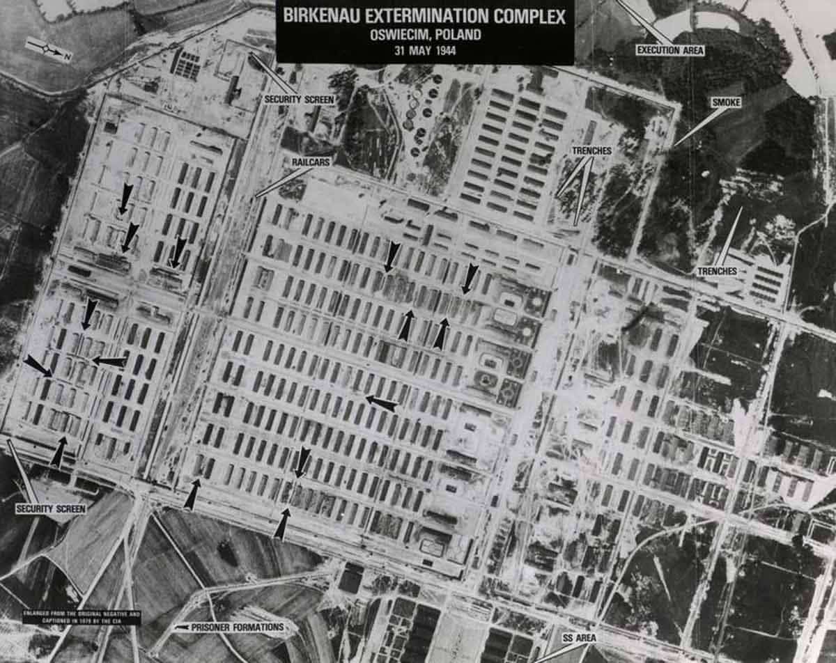 aerial auschwitz