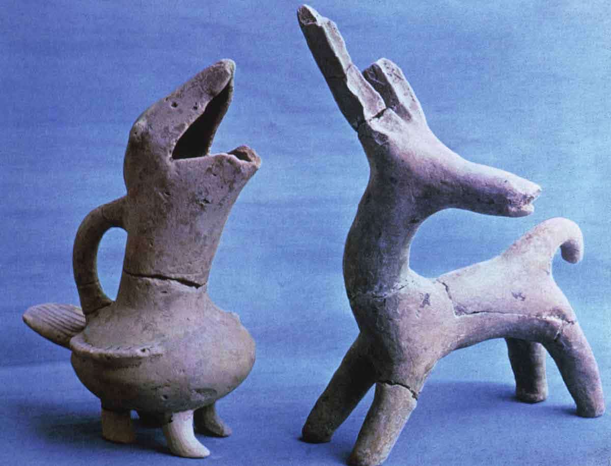 animal figurines votive offering