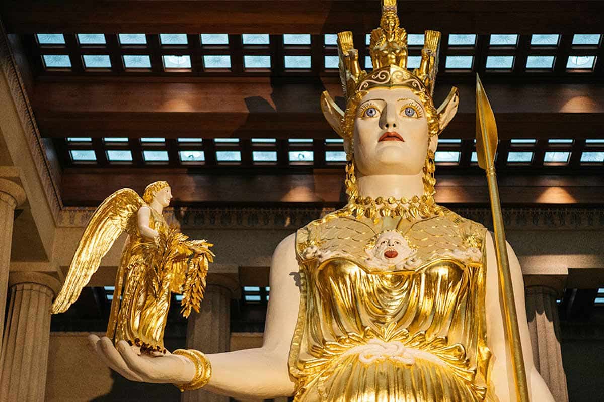 athena parthenos face nike