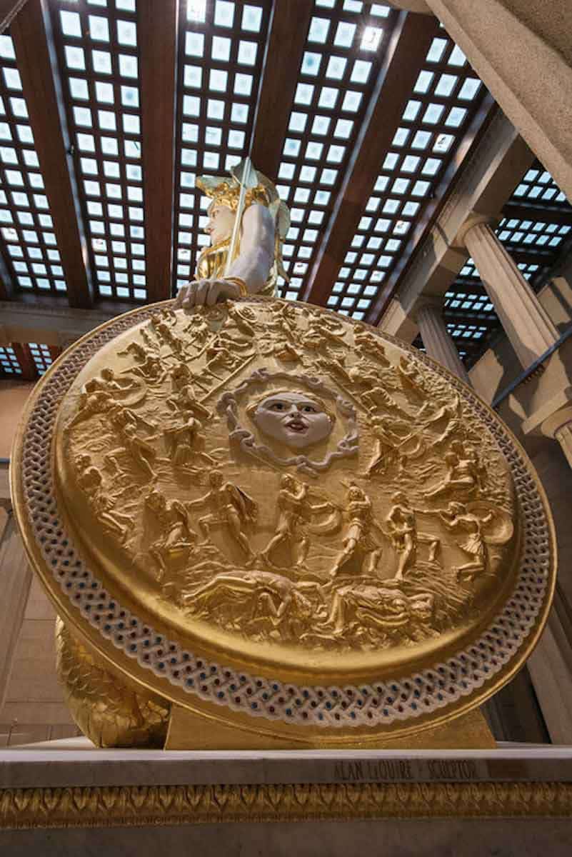 athena parthenos shield gorgon