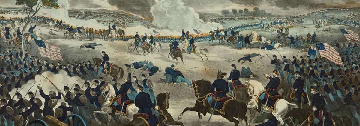 battle gettysburg painting