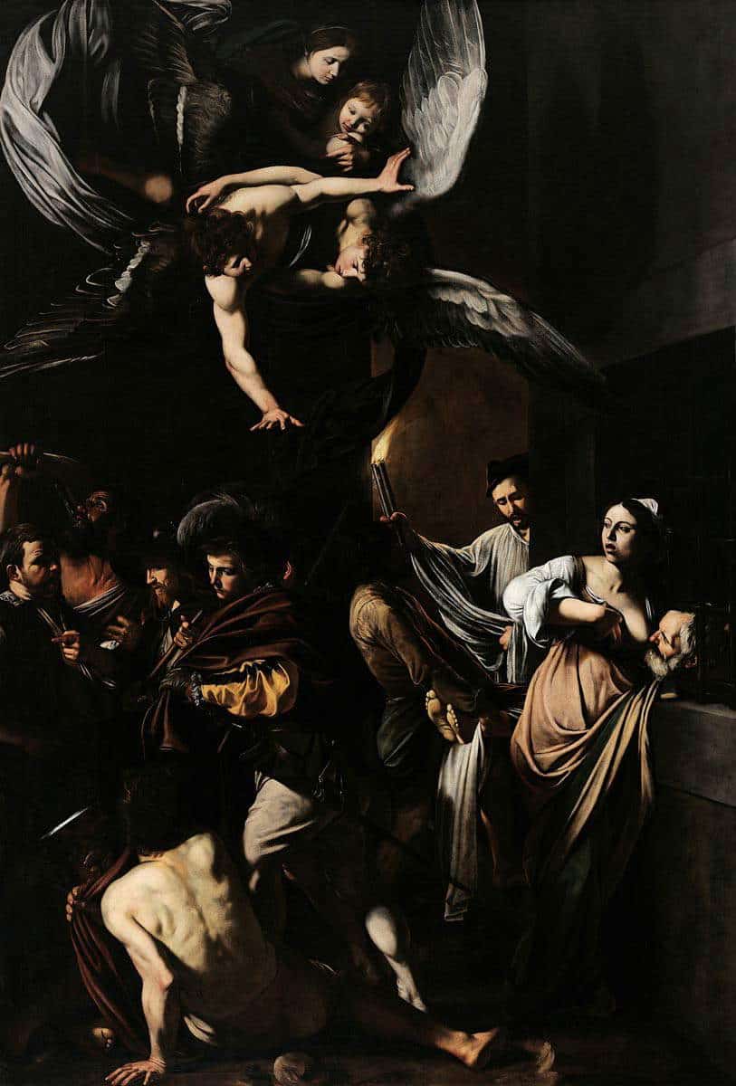 caravaggio mercy painting