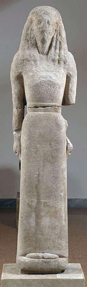 delos female statue