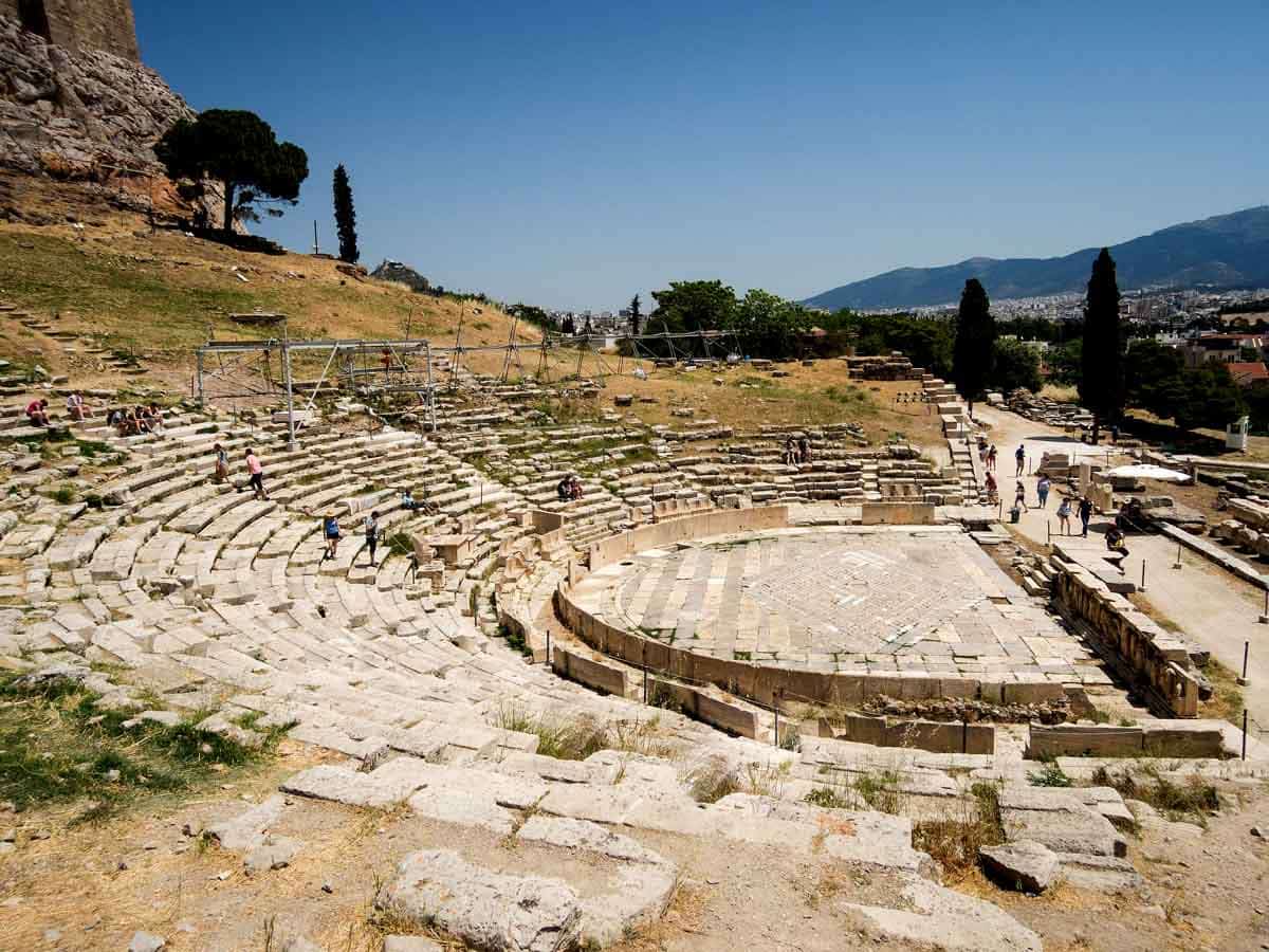 dionysus theater athens acropolis