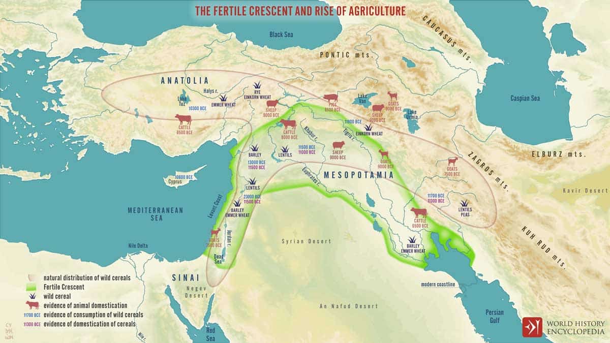 fertile crescent map