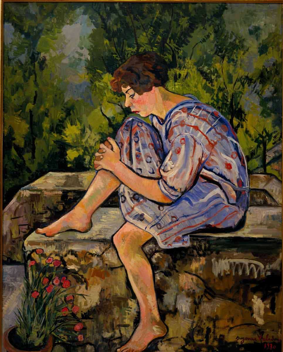 french artist valadon girl painting