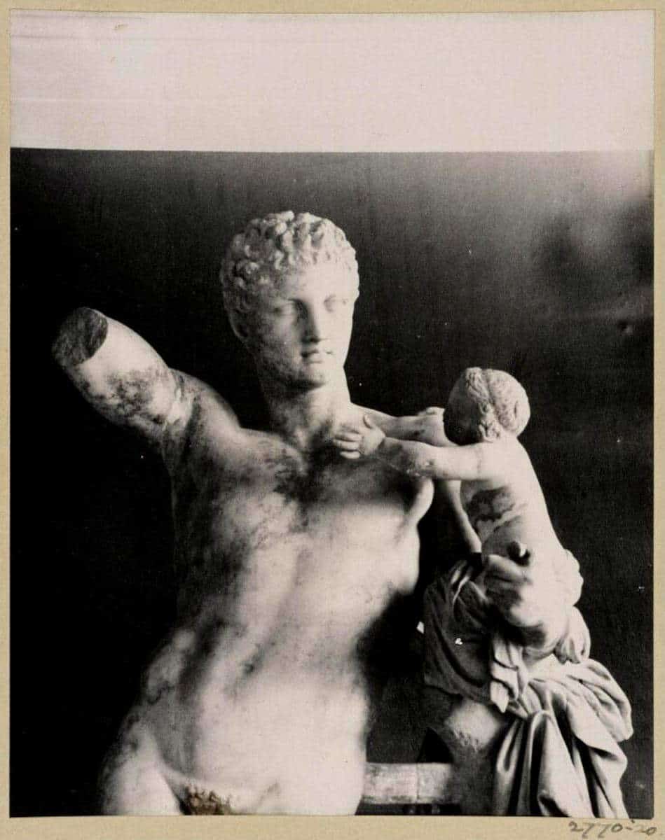 hermes praxiteles old photograph