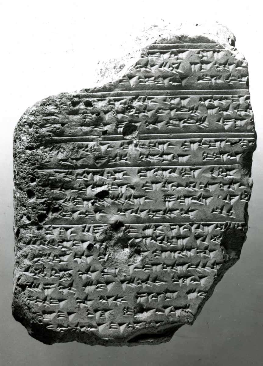 hittite cuneiform tablet