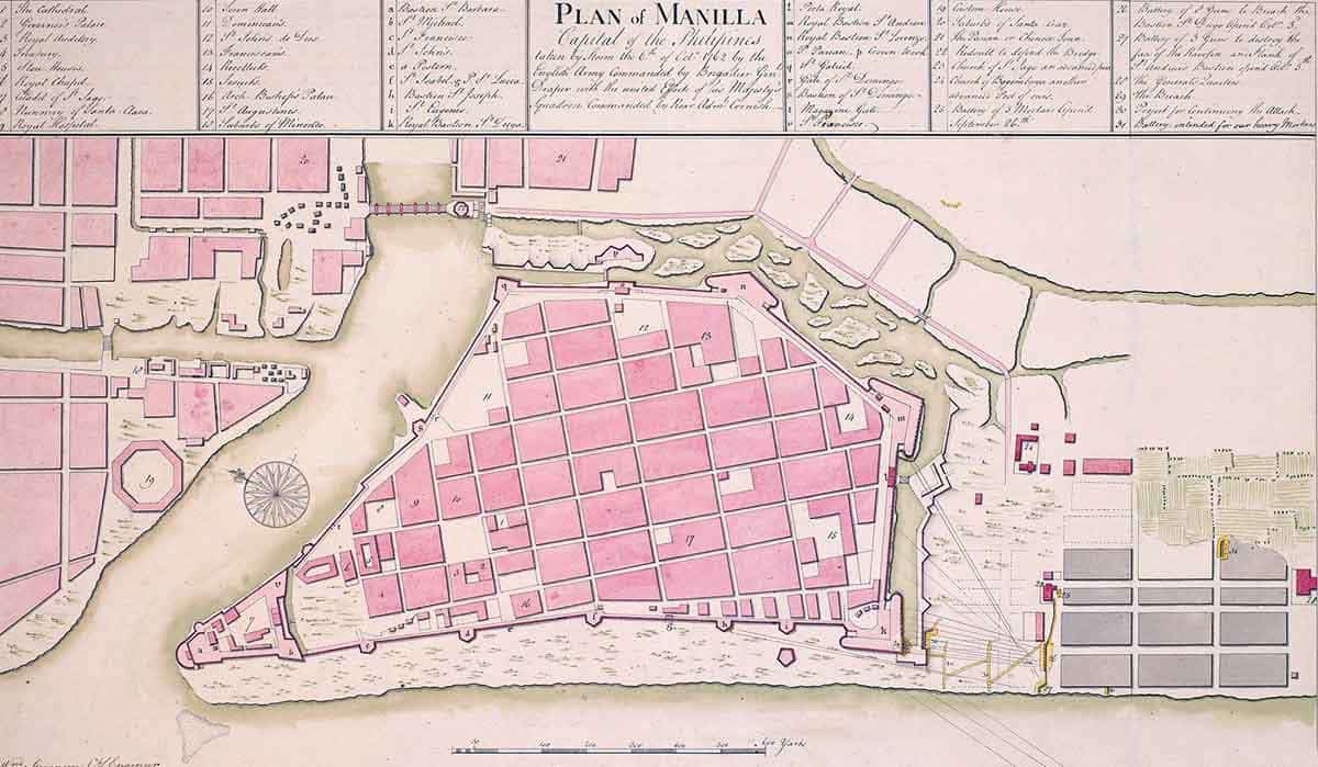 map manila 1762