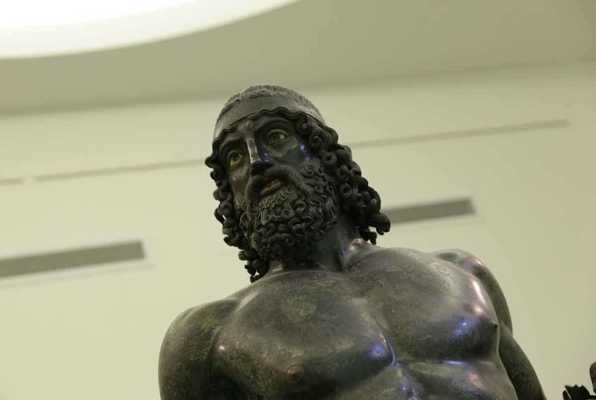 riace bronze detail